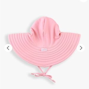 Ruffle Butts Light Pink Toddler Swim Hat